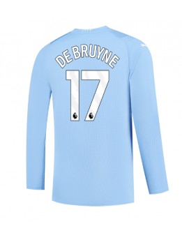 Manchester City Kevin De Bruyne #17 Domaci Dres 2023-24 Dugim Rukavima